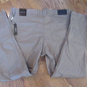 NWT Michael Kors Parker Slim Fit Straight Leg Khaki Chino 5-Pocket Pants 38x32